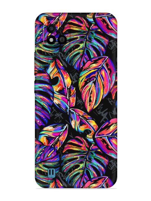 Tropical Seamless Vector Embossed Soft Silicone Case for Realme C20 Zapvi