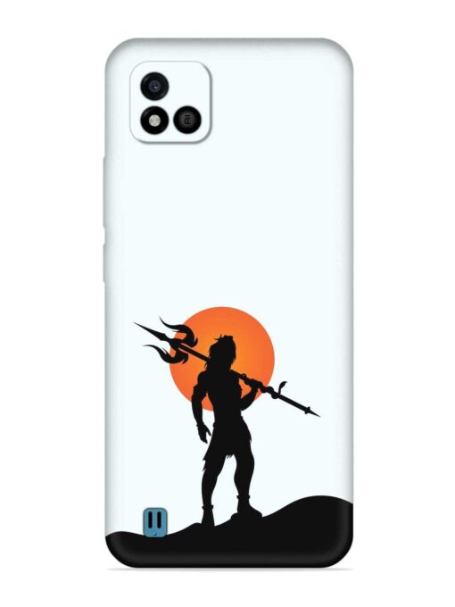 Lord Mahadev Trendy Embossed Soft Silicone Case for Realme C20 Zapvi