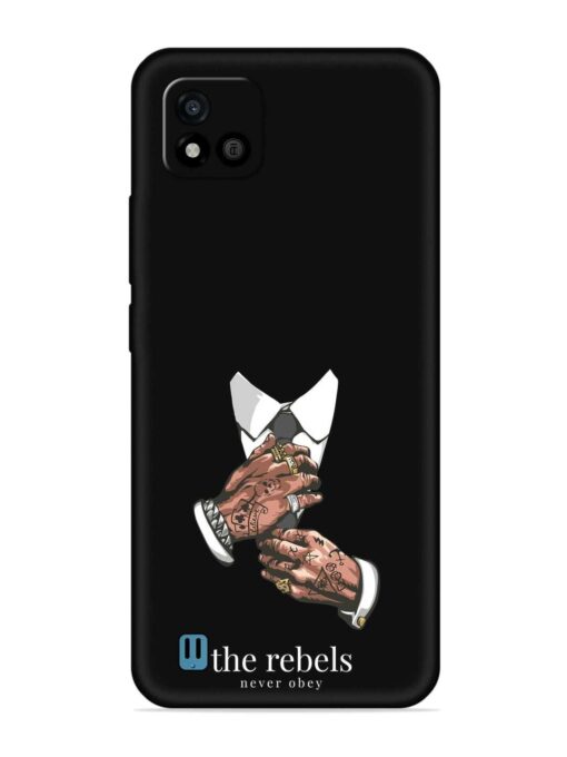 Rebels Slogan Man Embossed Soft Silicone Case for Realme C20 Zapvi