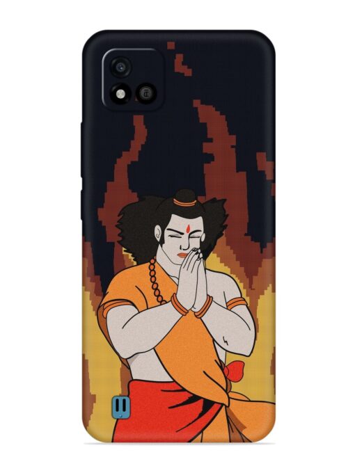 Shree Ram Vector Embossed Soft Silicone Case for Realme C20 Zapvi