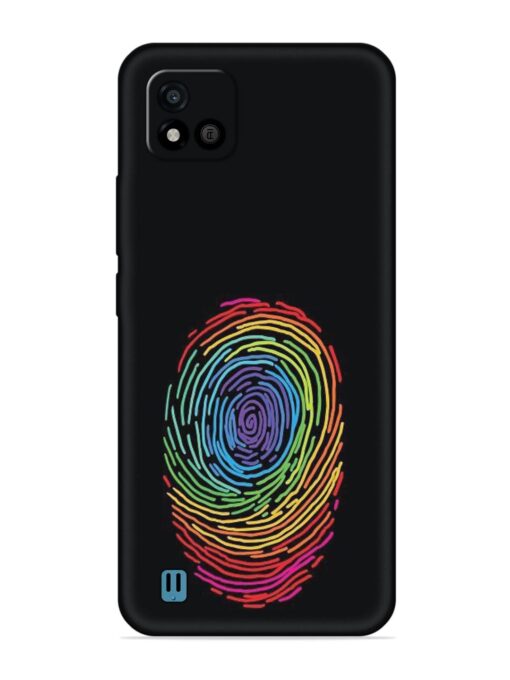 Fingerprint Of Thumb Art Embossed Soft Silicone Case for Realme C20 Zapvi