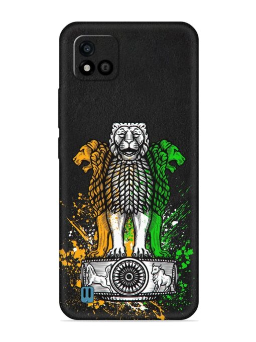 Pillars Of Ashoka Embossed Soft Silicone Case for Realme C20 Zapvi