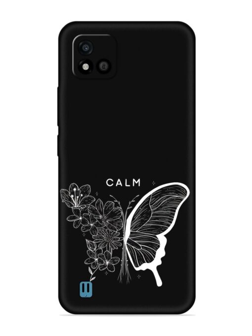 Calm Embossed Soft Silicone Case for Realme C20 Zapvi