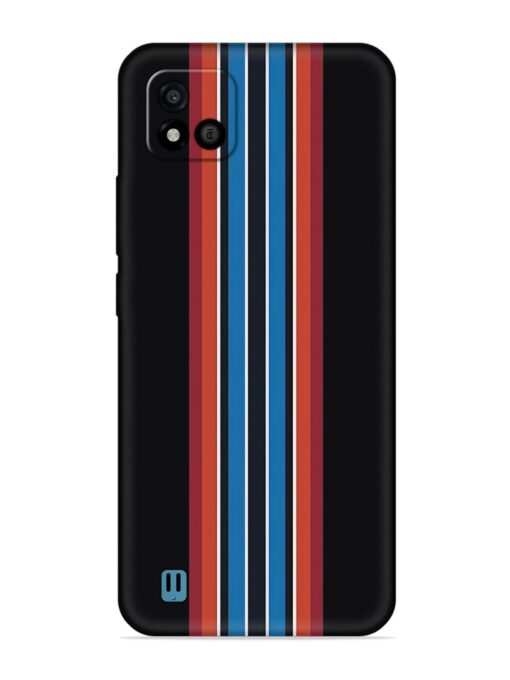 Vertical Strips Embossed Soft Silicone Case for Realme C20 Zapvi