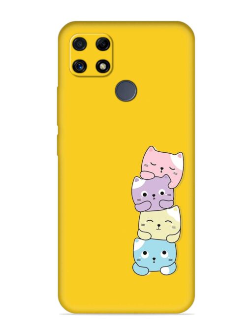 Cartoon Anime Embossed Soft Silicone Case for Realme C25S Zapvi