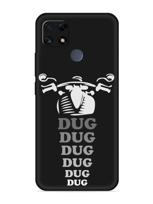 Dug Dug Dug Embossed Soft Silicone Case for Realme C25S Zapvi