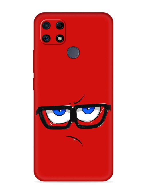 Rad Angry Face Embossed Soft Silicone Case for Realme C25S Zapvi