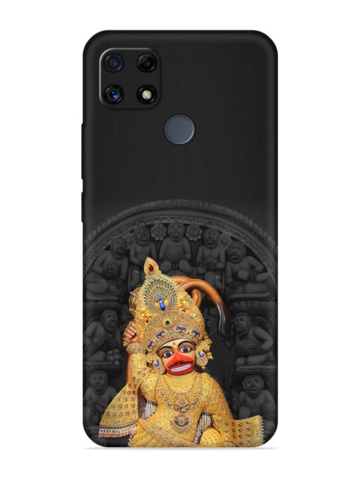 Indian Gold Hanuman Embossed Soft Silicone Case for Realme C25S Zapvi