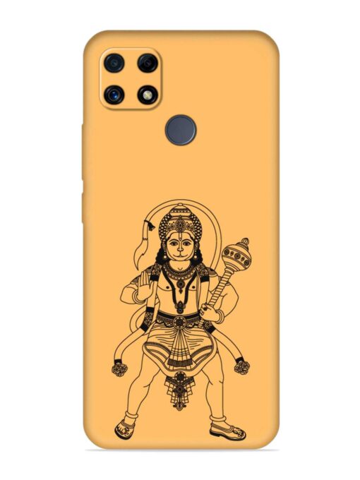 Indian God Hanuman Embossed Soft Silicone Case for Realme C25S Zapvi