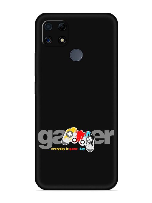 Gamer Everyday Game Embossed Soft Silicone Case for Realme C25S Zapvi