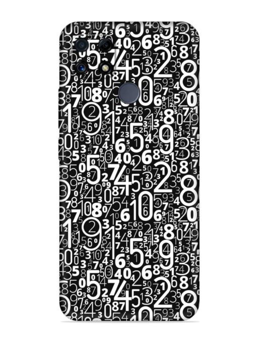 Many Numbers Different Embossed Soft Silicone Case for Realme C25S Zapvi