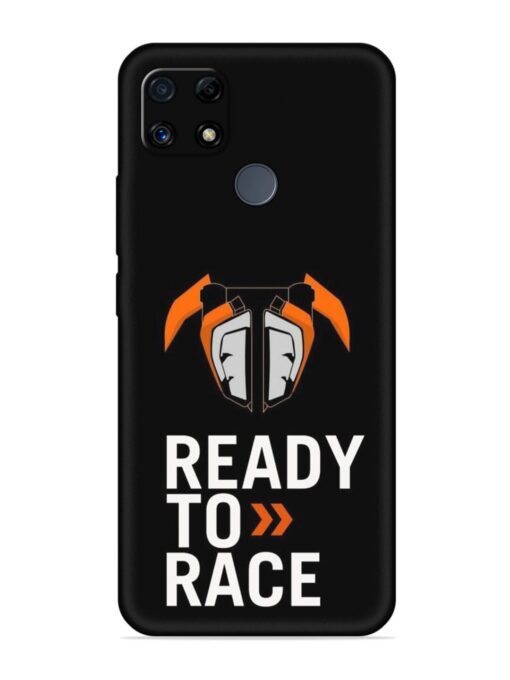 Ready To Race Embossed Soft Silicone Case for Realme C25S Zapvi