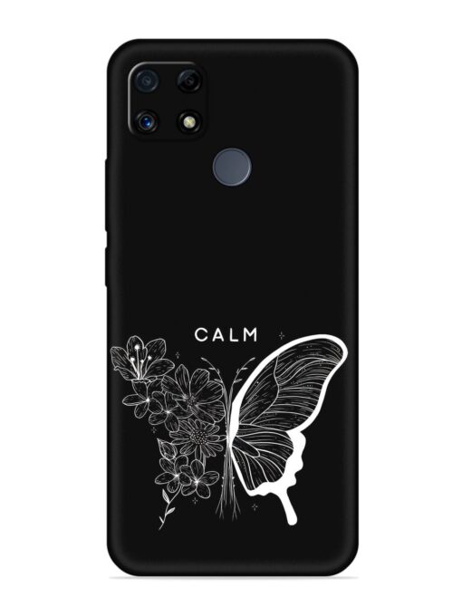 Calm Embossed Soft Silicone Case for Realme C25S Zapvi