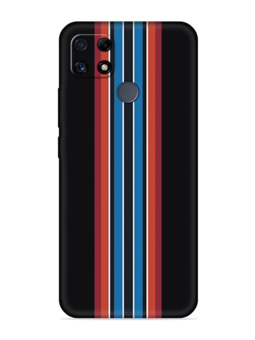 Vertical Strips Embossed Soft Silicone Case for Realme C25S Zapvi