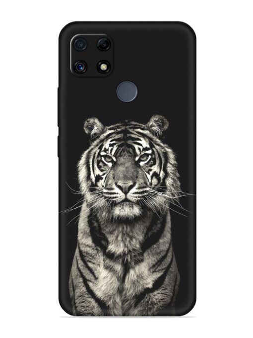 Tiger Art Embossed Soft Silicone Case for Realme C25S Zapvi