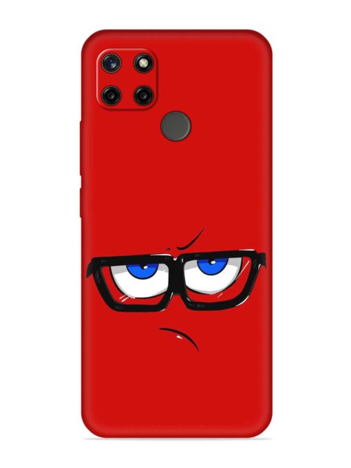 Rad Angry Face Embossed Soft Silicone Case for Realme C25Y Zapvi