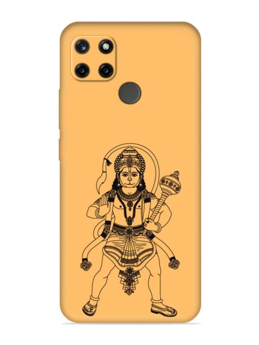 Indian God Hanuman Embossed Soft Silicone Case for Realme C25Y Zapvi