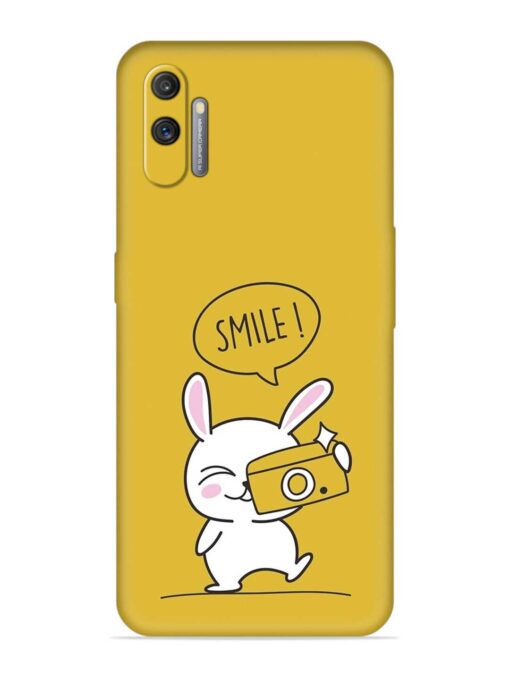 Hey Smile Please Embossed Soft Silicone Case for Realme C3 Zapvi