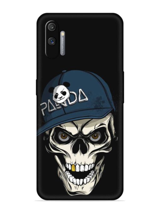 Panda Skull Embossed Soft Silicone Case for Realme C3 Zapvi