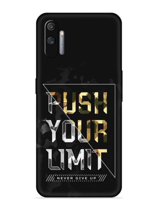 Push Your Limits Embossed Soft Silicone Case for Realme C3 Zapvi