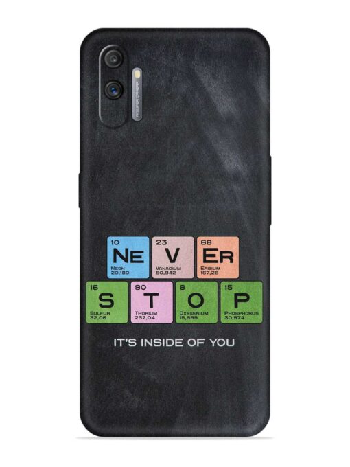 Never Stop It'S Inside Of You Embossed Soft Silicone Case for Realme C3 Zapvi