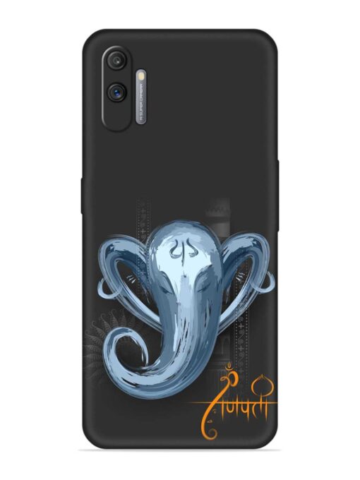 Illustration Lord Ganpati Embossed Soft Silicone Case for Realme C3 Zapvi