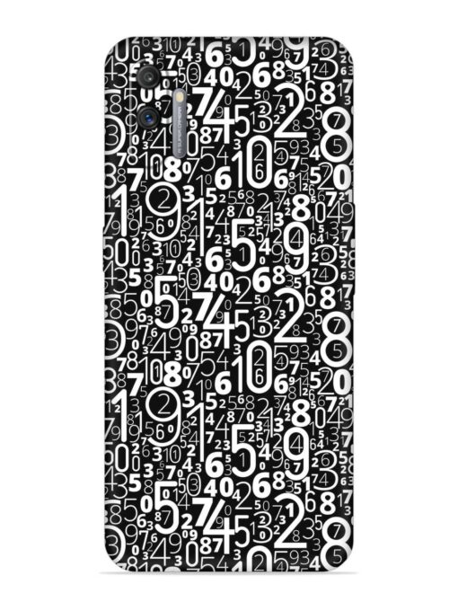 Many Numbers Different Embossed Soft Silicone Case for Realme C3 Zapvi