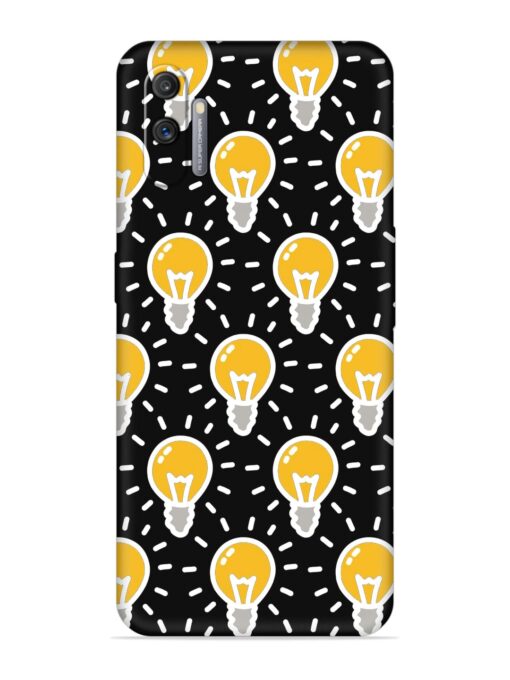 Light Bulb Seamless Embossed Soft Silicone Case for Realme C3 Zapvi