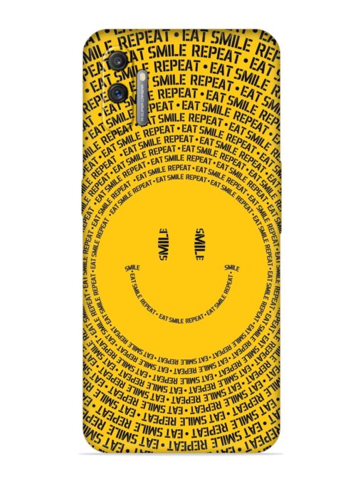 Smiley Embossed Soft Silicone Case for Realme C3 Zapvi