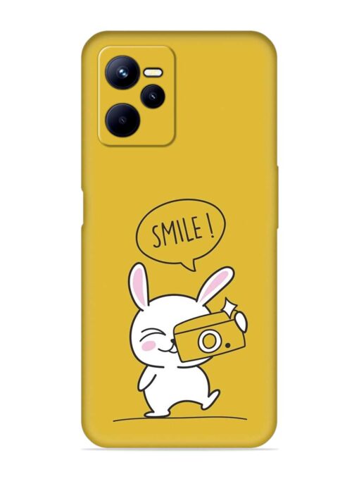 Hey Smile Please Embossed Soft Silicone Case for Realme C35 Zapvi