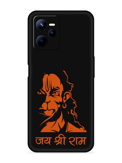 Angry Hanuman Embossed Soft Silicone Case for Realme C35 Zapvi