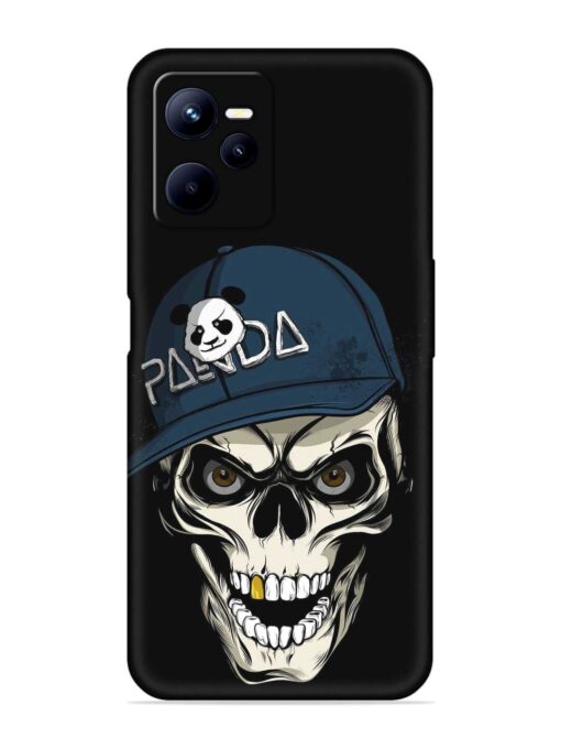 Panda Skull Embossed Soft Silicone Case for Realme C35 Zapvi