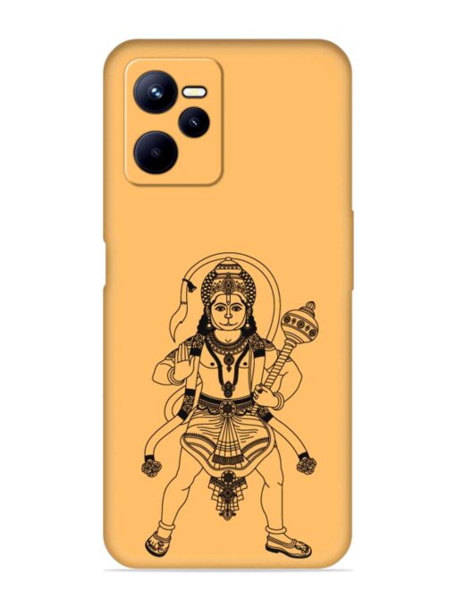 Indian God Hanuman Embossed Soft Silicone Case for Realme C35 Zapvi