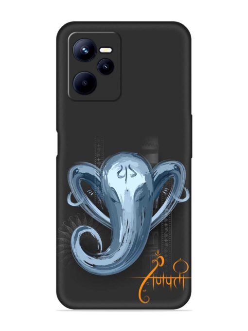 Illustration Lord Ganpati Embossed Soft Silicone Case for Realme C35 Zapvi