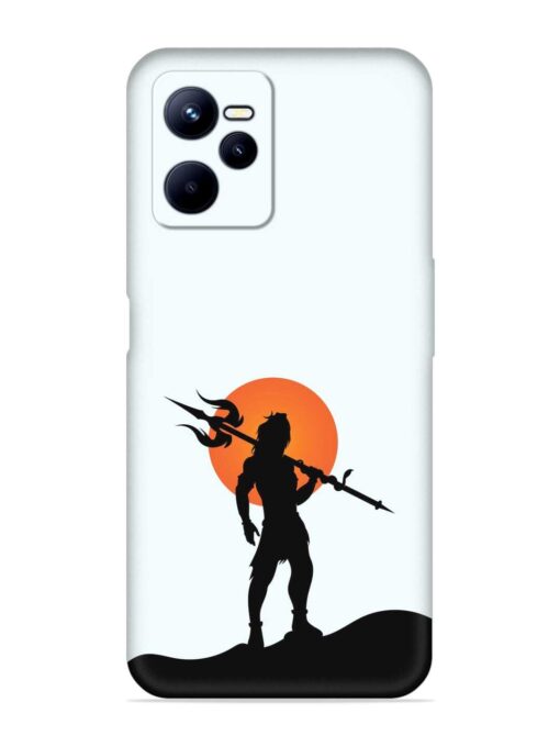 Lord Mahadev Trendy Embossed Soft Silicone Case for Realme C35 Zapvi