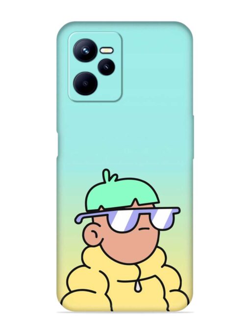 Doodles Cool Character Embossed Soft Silicone Case for Realme C35 Zapvi