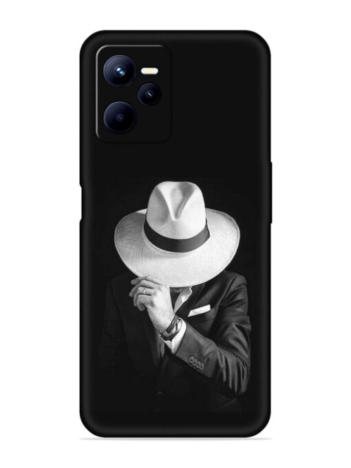 Men Under Hat Embossed Soft Silicone Case for Realme C35 Zapvi