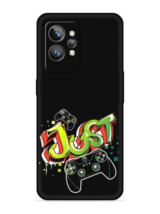 Graffiti Gamepad Illustration Embossed Soft Silicone Case for Realme Gt 2 Pro Zapvi