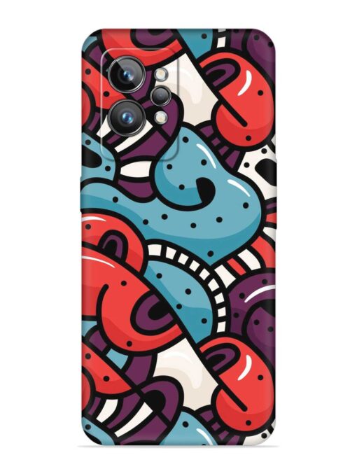 Seamless Backdrop Colorful Embossed Soft Silicone Case for Realme Gt 2 Pro Zapvi