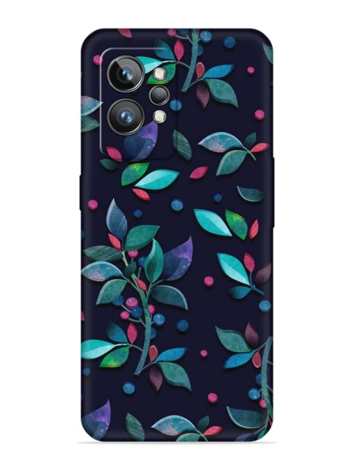 Decorative Watercolor Flower Embossed Soft Silicone Case for Realme Gt 2 Pro Zapvi