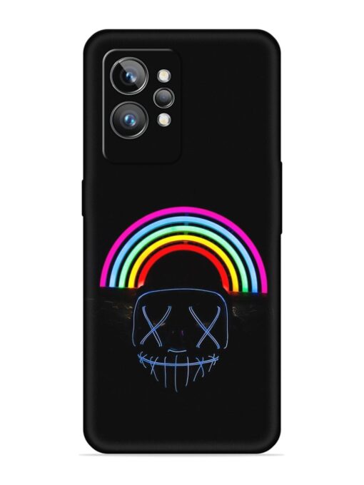 Mask Rainbow Embossed Soft Silicone Case for Realme Gt 2 Pro Zapvi