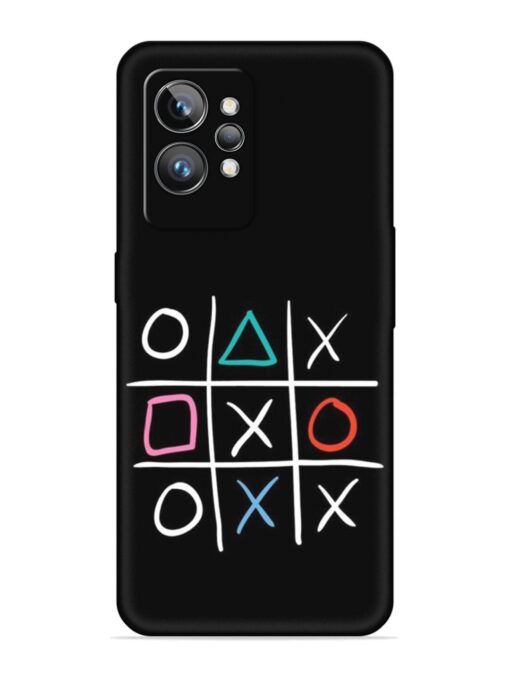 Super Neon Tic-Tac-Toe Embossed Soft Silicone Case for Realme Gt 2 Pro Zapvi