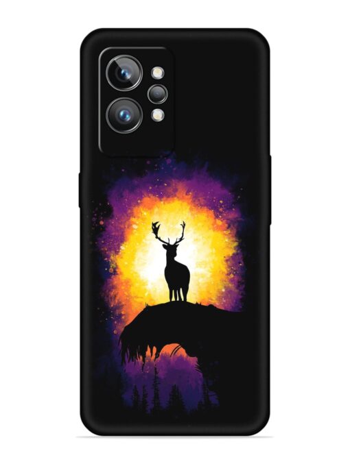 Elk Animal Art Embossed Soft Silicone Case for Realme Gt 2 Pro Zapvi