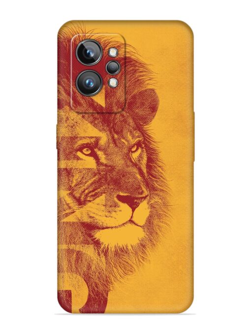 Gold Lion Crown Art Embossed Soft Silicone Case for Realme Gt 2 Pro Zapvi