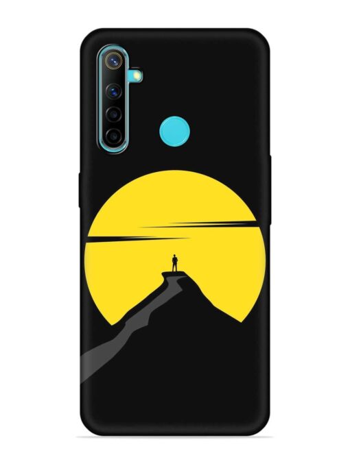 Black Ultra Vector Embossed Soft Silicone Case for Realme Narzo 10 Zapvi