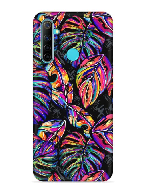 Tropical Seamless Vector Embossed Soft Silicone Case for Realme Narzo 10 Zapvi