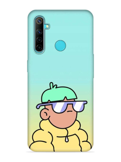 Doodles Cool Character Embossed Soft Silicone Case for Realme Narzo 10 Zapvi