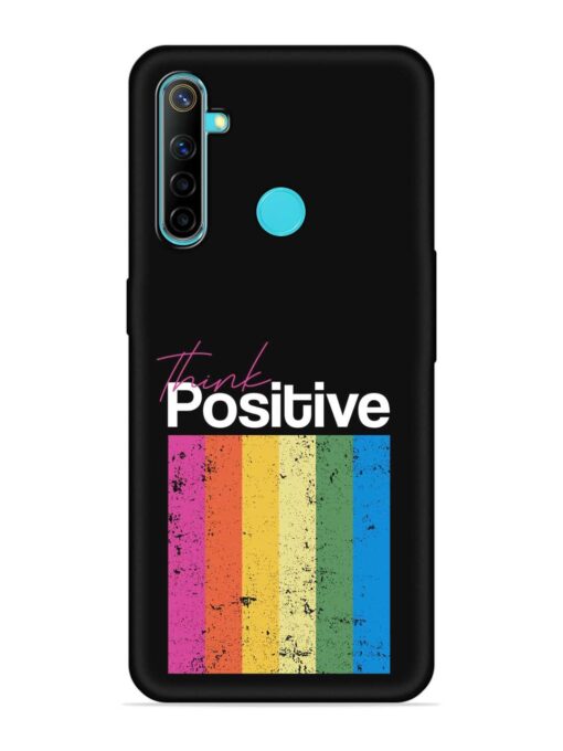 Think Positive Typography Embossed Soft Silicone Case for Realme Narzo 10 Zapvi