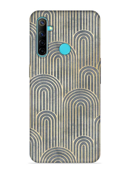 Art Deco Style Embossed Soft Silicone Case for Realme Narzo 10 Zapvi