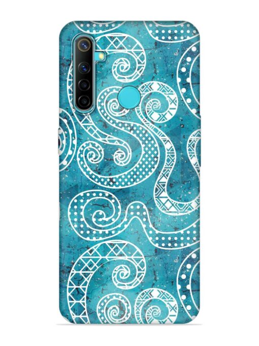 Vintage Curved Seamless Embossed Soft Silicone Case for Realme Narzo 10 Zapvi